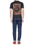 模特儿示范图 - 点击放大 - STONE ISLAND - 火焰图案T恤