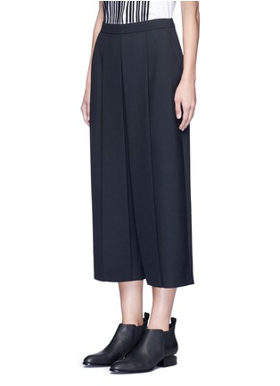 正面 -点击放大 - ALEXANDERWANG - 箱形褶裥混羊毛高腰八分裤
