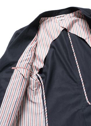  - THOM BROWNE - 罗缎拼贴纯棉西服外套