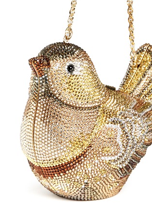 细节 - 点击放大 - JUDITH LEIBER - 'Goldfinch' crystal pavé bird minaudière