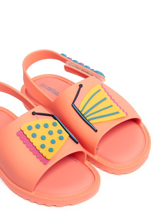 细节 - 点击放大 - MELISSA - x Fábula Mia幼儿款蝴蝶及毛虫图案凉鞋