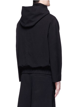 背面 - 点击放大 - FFIXXED STUDIOS - 中性款单色皱感连帽外套