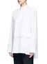 FFIXXED STUDIOS - 中性款单色双层纯棉衬衫