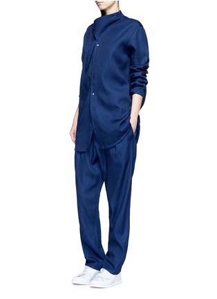  - FFIXXED STUDIOS - 中性款褶裥装饰锥形裤