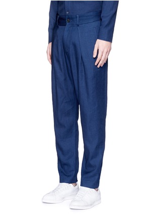 正面 -点击放大 - FFIXXED STUDIOS - 中性款褶裥装饰锥形裤