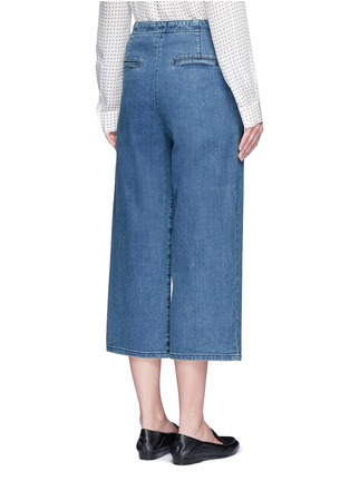 背面 - 点击放大 - TIBI - 做旧感高腰阔腿牛仔裤