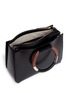 细节 - 点击放大 - THE ROW - 'Classic' wooden handle leather box bag