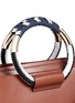 细节 - 点击放大 - THE ROW - Classic' braided ring handle leather box bag