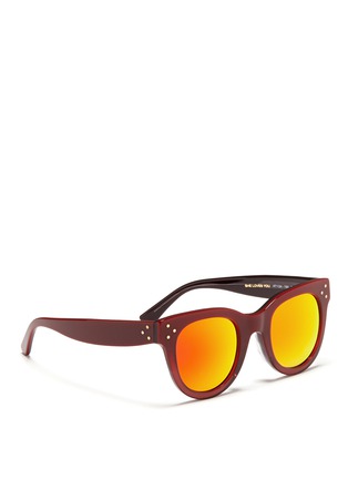 模特儿示范图 - 点击放大 - SPEKTRE - SHE LOVES YOU板材粗镜框太阳眼镜