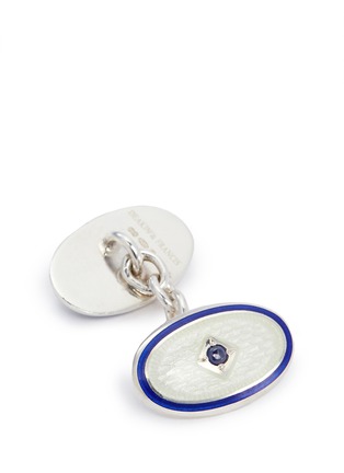 细节 - 点击放大 - DEAKIN & FRANCIS - 椭圆形链式袖扣