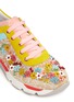 细节 - 点击放大 - RENÉ CAOVILLA - Floral bead embroidery lace sneakers