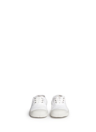 模特儿示范图 - 点击放大 - BENSIMON - 中性幼儿款单色帆布鞋