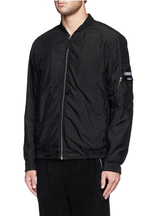 正面 -点击放大 - STONE ISLAND - 纯色机车外套