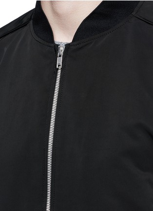 细节 - 点击放大 - THEORY - BRANT纯色棒球外套