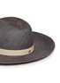 细节 - 点击放大 - JANESSA LEONÉ - Dahlia羊皮帽带装饰草帽