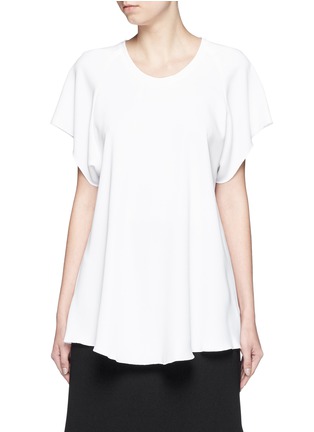 首图 - 点击放大 - ELLERY - 绉绸微荷叶边T恤