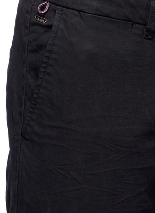 细节 - 点击放大 - SCOTCH & SODA - STUART单色褶皱感棉质长裤
