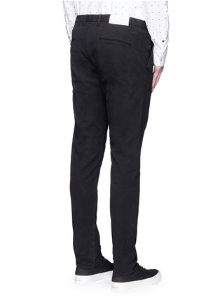 背面 - 点击放大 - SCOTCH & SODA - STUART单色褶皱感棉质长裤