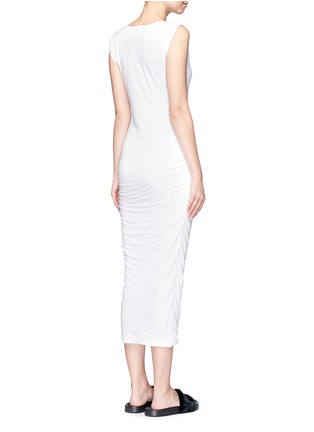 背面 - 点击放大 - JAMES PERSE - 抽褶棉质无袖连衣裙