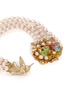 细节 - 点击放大 - MIRIAM HASKELL - 小鸟花卉造型玻璃珍珠手链
