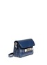 模特示范图 - 点击放大 - PROENZA SCHOULER - 'PS11' mini saffiano leather satchel