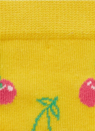 细节 - 点击放大 - HAPPY SOCKS - 儿童款樱桃及菠萝图案袜子套装