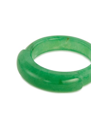 细节 - 点击放大 - SAMUEL KUNG - 'Saddle' jade ring