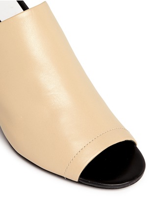 细节 - 点击放大 - 3.1 PHILLIP LIM - CUBE拼色露趾高跟穆勒鞋