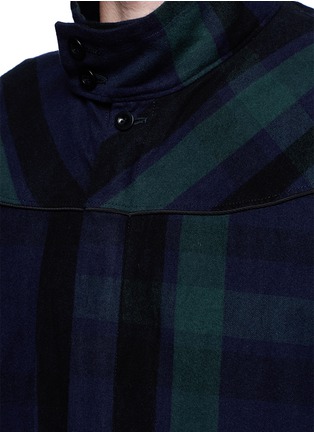 细节 - 点击放大 - SACAI - 格纹纯棉夹克