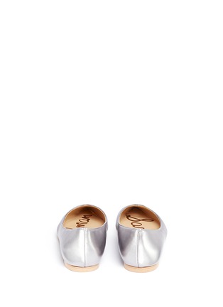 背面 - 点击放大 - SAM EDELMAN - Ruby水滴形镂空真皮尖头平底鞋