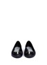 正面 -点击放大 - MELISSA - X JASON WU罗纹蝴蝶结装饰PVC平底鞋