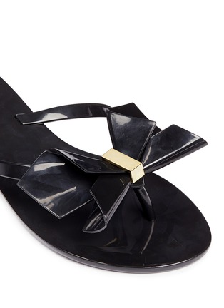 细节 - 点击放大 - MELISSA - HARMONIC BOW II折叠蝴蝶结果冻凉鞋