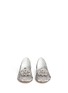 正面 - 点击放大 - DOLCE & GABBANA - 仿水晶装饰蕾丝乐福鞋
