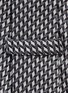 细节 - 点击放大 - ARMANI COLLEZIONI - 横斜相间条纹真丝领带