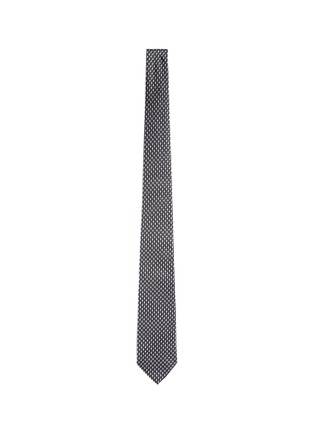 首图 - 点击放大 - ARMANI COLLEZIONI - 横斜相间条纹真丝领带