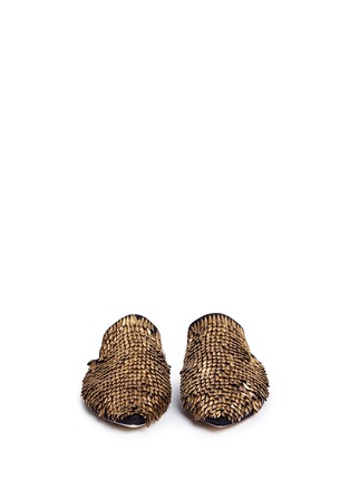 正面 - 点击放大 - SANAYI 313 - 叶形金属装饰尖头凉拖