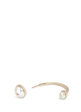 细节 - 点击放大 - VALENTINO GARAVANI - Valentino Garavani Rockstud仿珍珠铆钉耳环