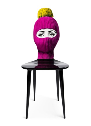 首图 –点击放大 - FORNASETTI - Lux Gstaad chair - Pink/Pompom Yellow