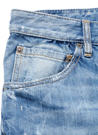  - DSQUARED2 - 破洞补丁翻边牛仔裤