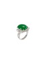 模特儿示范图 - 点击放大 - SAMUEL KUNG - Diamond jade 18k gold ring