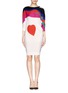 首图 - 点击放大 - ALEXANDER MCQUEEN - Matisse heart motif knit tunic dress
