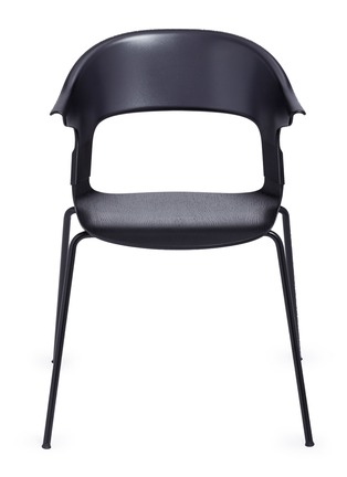 首图 –点击放大 - MANKS - PAIR™ BH30塑料拼橡木座椅－纯黑色