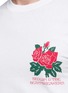 细节 - 点击放大 - BEDWIN & THE HEARTBREAKERS - Ralph玫瑰图案纯棉T恤