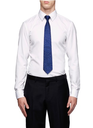 armani collezioni | 真丝圆点领带 | 男士 | lane crawford