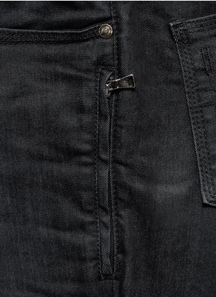  - NEIL BARRETT - 缝线压纹修身牛仔裤