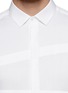 细节 - 点击放大 - NEIL BARRETT - 条纹拼贴衬衫