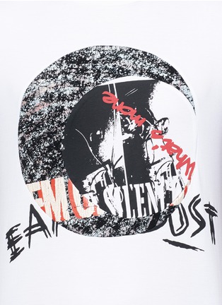 细节 - 点击放大 - MAISON MARGIELA - 演唱会印花纯棉T恤