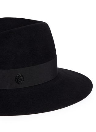 细节 - 点击放大 - MAISON MICHEL - VIRGINIE兔毛毡宽檐帽