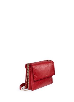 模特示范图 - 点击放大 - LANVIN - 'Sugar' medium quilted leather shoulder bag