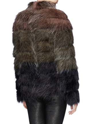 robin负鼠麂皮外套